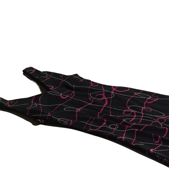 Mary McFadden Women's Size 8 Black Swirl Long Formal Dress - Picture 10 of 10